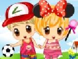 Play Twin baby boy and girl dress up