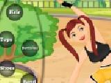 Play Fitness girl dress up