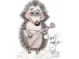 Play Hedgehog and mouse play musical instruments