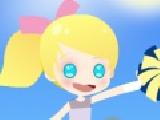 Play Kawaii cheerleader dressup