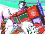 Play Optimus prime kids coloring