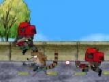 Play Regular show world war robots