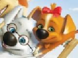 Play Belka and strelka: mischievous family