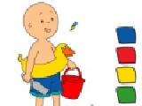 Play Caillou coloring