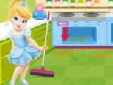 Play Cinderella kitchen cleaning