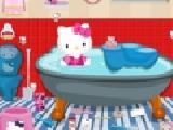 Play Hello kitty bathroom cleanup