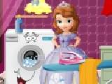 Play Princess sofia ironing