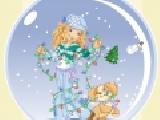 Play Holly hobbie create a snow globe