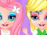 Play Baby barbie little pony face painting