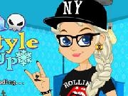 Play Elsa Rock Style Dress Up