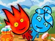 Play FireBoy And WaterGirl Find Gold