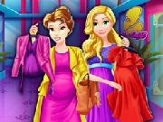 Play Pregnant Princesses Mall Shopping