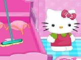 Play Hello kitty house cleaning and makeover
