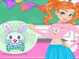 Play Anna easter bunny cake