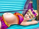 Play Cinderella pregnant tanning solarium