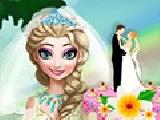 Play Elsa s wedding cake cooking