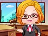 Play Baby hazel lawyer dress-up