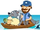 Play Cross the river: wolf sheep and cabbage