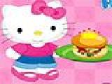 Play Hello kitty cooking princess burger