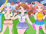 Play Cheerleader dress up game