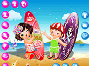Play         Cute Kids on the Beach