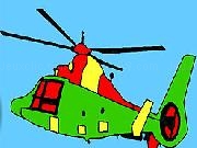 Play Fast Helicopter Coloring Game