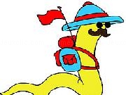 Play Tourist Snake Coloring Game