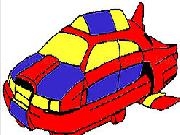 Play Space Car Coloring Game