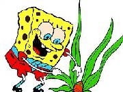 Play Egg and Spongebob Coloring Game