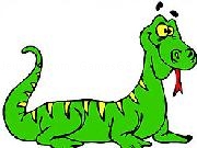 Play Green Crocodile Coloring Game