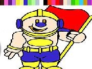 Play Astronaut in Space Coloring Game
