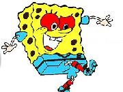 Play Footballer Spongebob Coloring Game