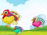 Play Colorful Turkey Matching