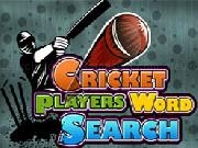 Play Cricket Players Word Search