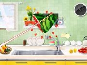 Play kitchen cut fruit