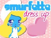 Play Smurfette Dress Up