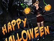 Play Happy Halloween Sliding Puzzle