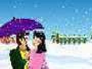 Play Snow fall kissing