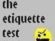 Jugar a The Etiquette Test