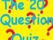Play The 20 Question Quiz