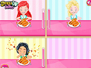 Play Princess Hotdogs Eating Contest