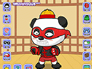 Play Fighter Panda Dressup