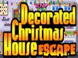 Play decorated christmas house escape