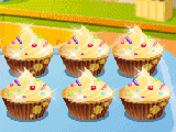 Play Spongy banana cupcake