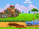 Play Rest house car rescue escape
