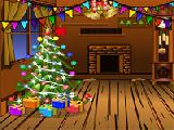 Play Winter wooden house escape