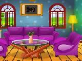 Play Colorful log house escape