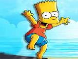 Play Bart beach run itoongames