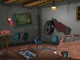 Play The true criminal car garage escape