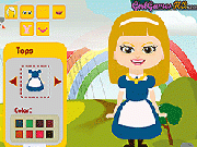 Play Rainbow Girl Dressup